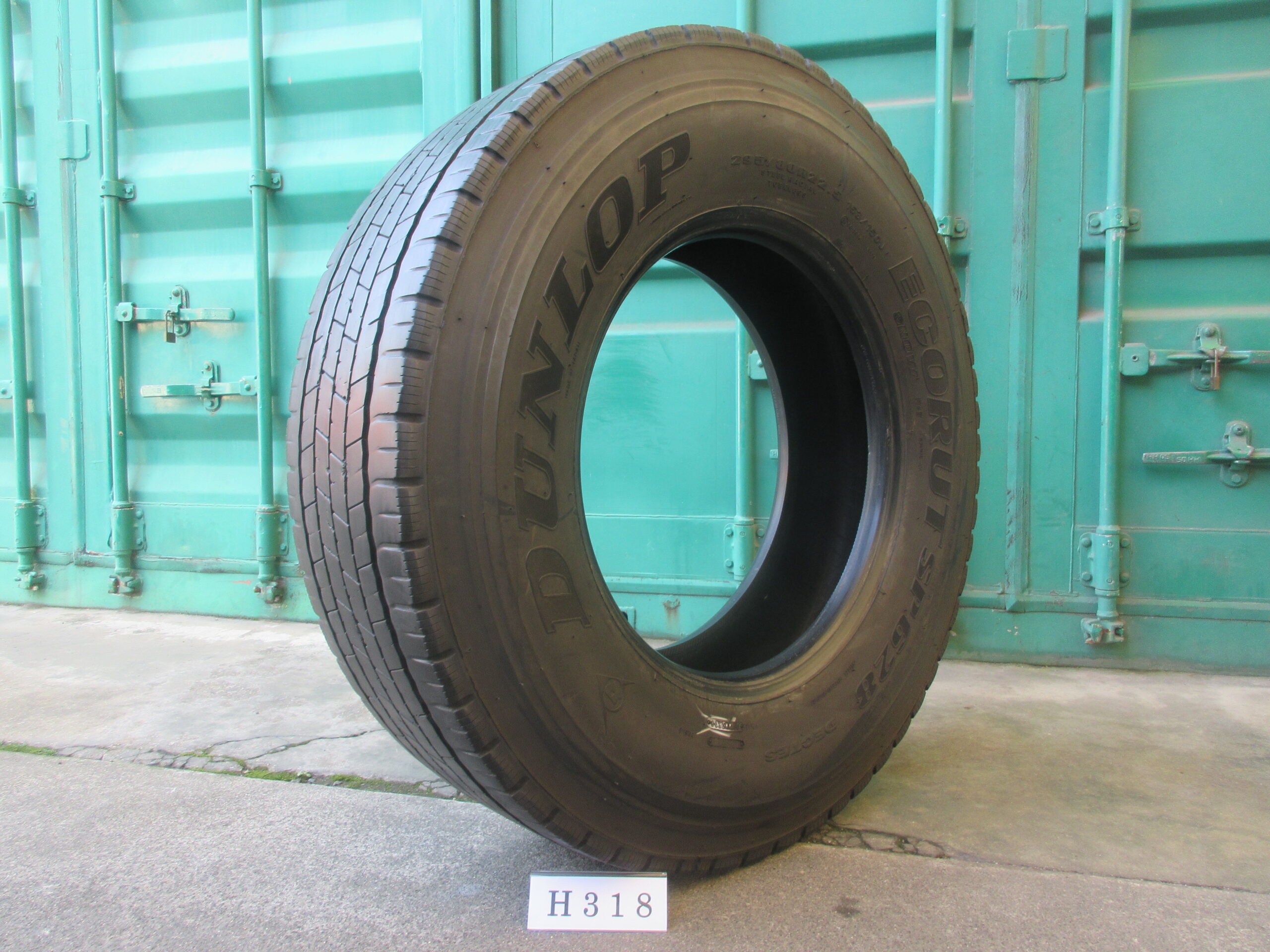 295/80R22.5  縦目　ダンロップ H318